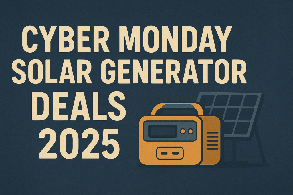 Cyber Monday Solar Generator
