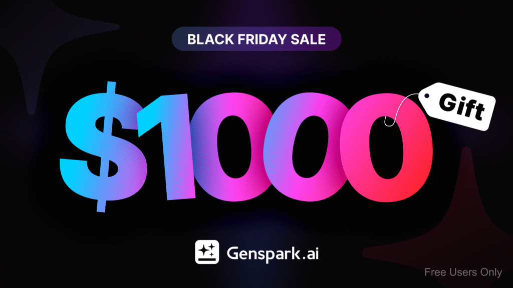 Genspark.ai black friday