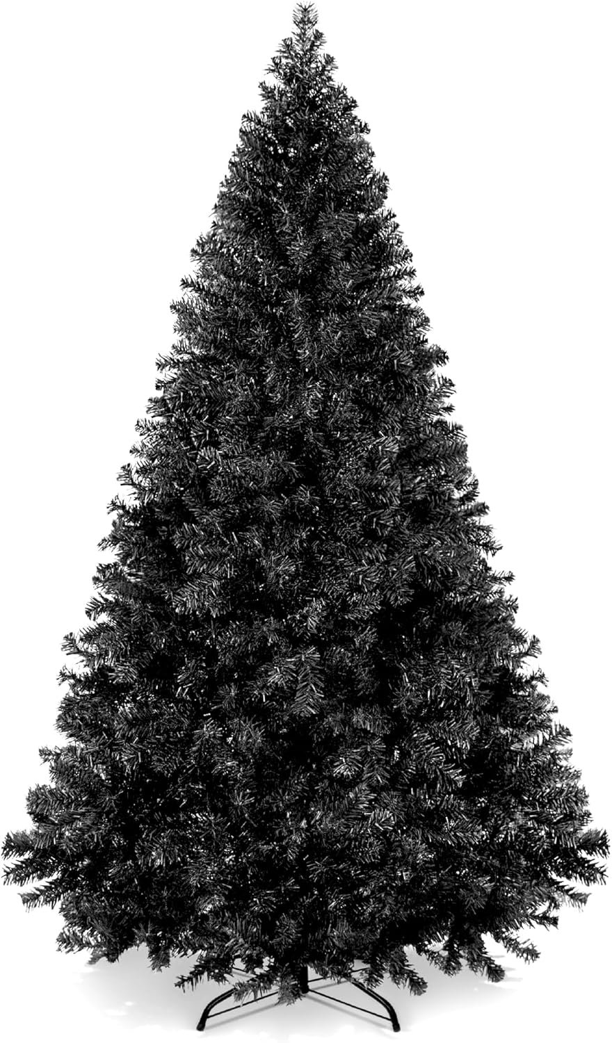 Best Choice Products 6ft Artificial Full Black Christmas Tree